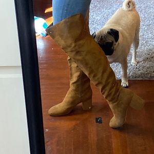 Medium brown LOFT size 8.5 boots. Worn 1x